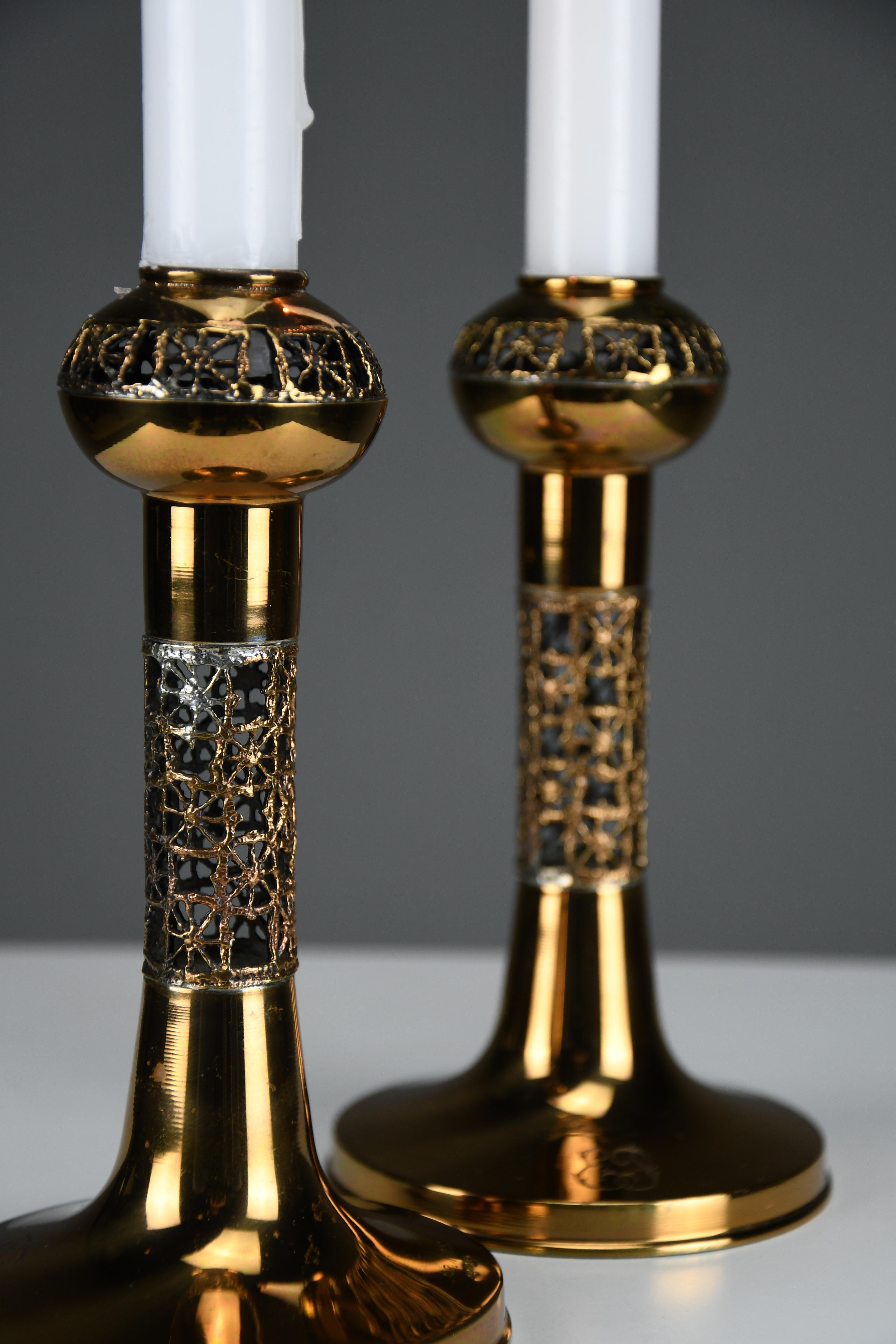 Set di due candelieri in rame The Modern Scandinavian 