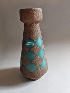 Set of two Vintage Vasen  Vase Fat Lava 25 and Scheurich 281 19  W.Germany