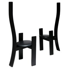 Set of Two SD51 "Golem" Chairs by Vico Magistretti for Poggi, Italy, 1960s