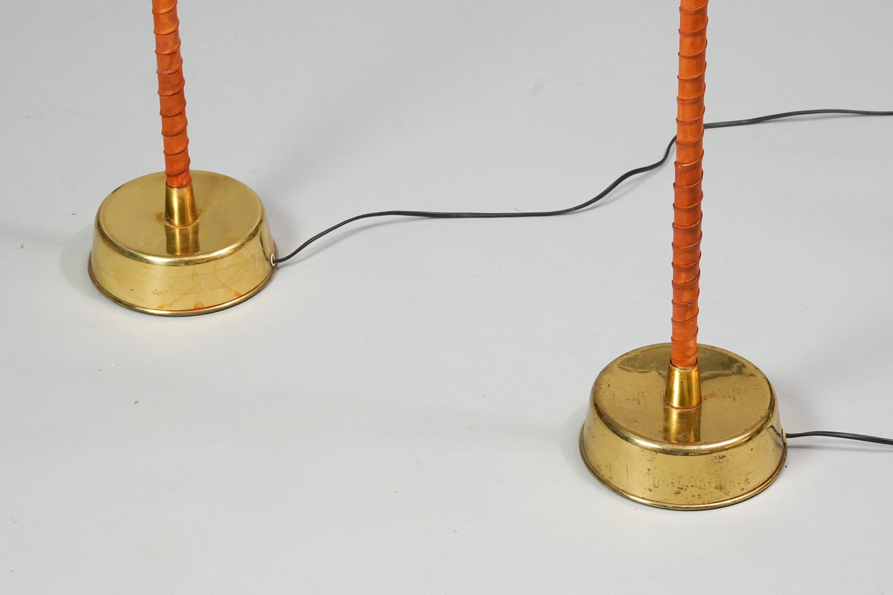 Scandinavian Modern Set of Two Senator Floor Lamps by Lisa Johansson-Pape for Orno, 1950s