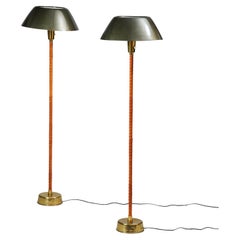 Set of Two Senator Floor Lamps by Lisa Johansson-Pape for Orno, 1950s