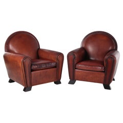 Set of Two Sheepskin Art Deco Armchairs by Lounge Atelier, 1960s