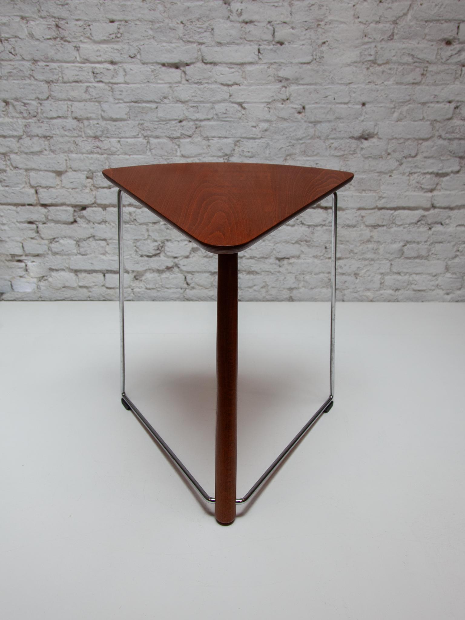Austrian Set of Two Side Tables designed by Wulf Schneider and Ulrich Böhm, Thonet, 1980s For Sale
