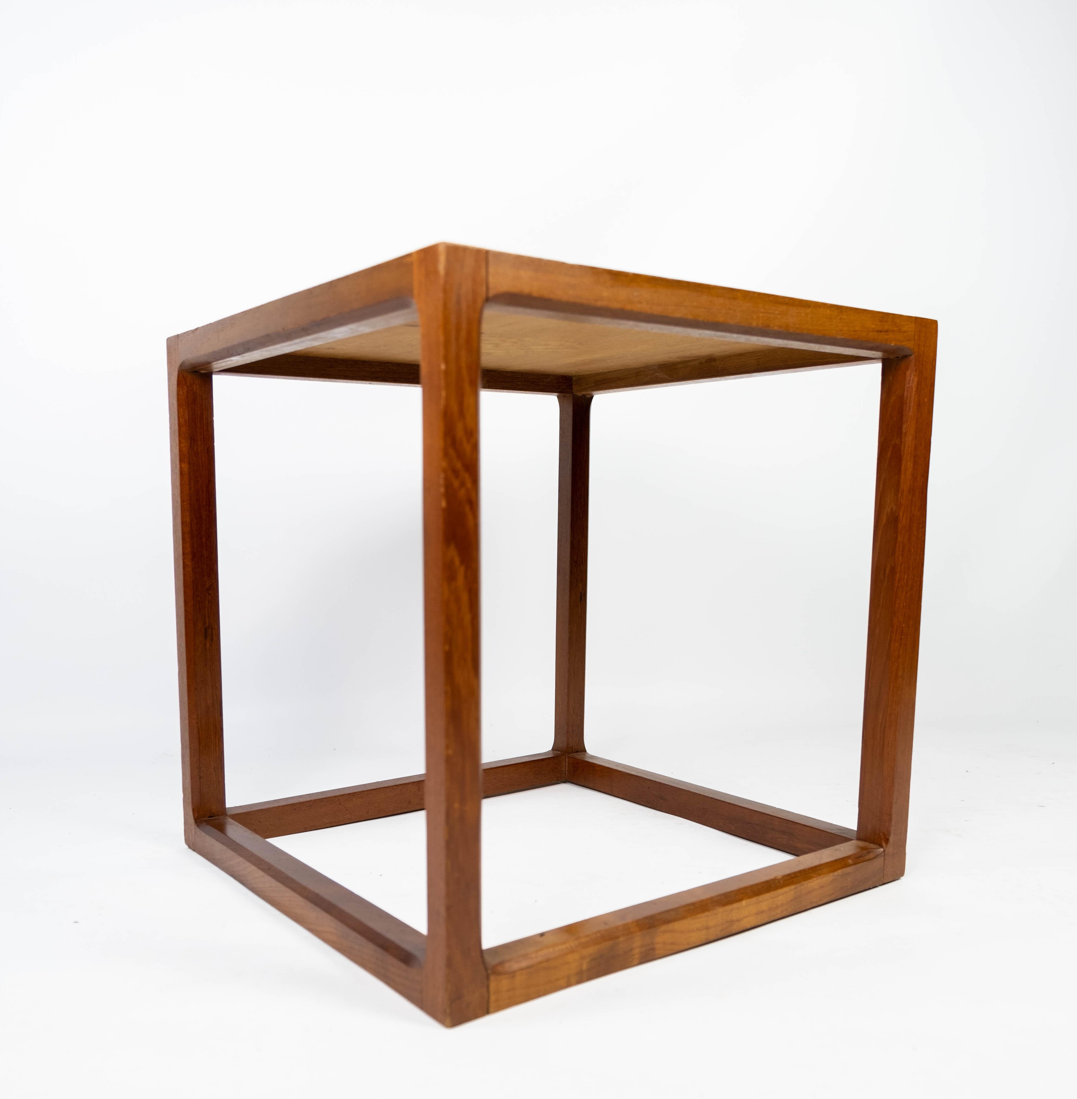 Mid-20th Century Set of Two Side Tables in Teak Designed by Johannes Andersen, 1960s