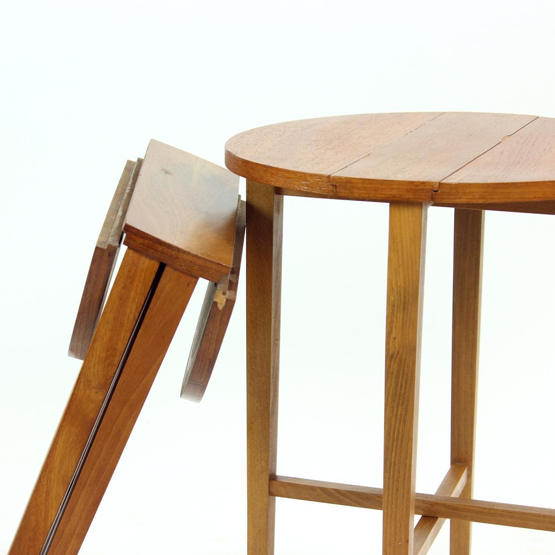 Set of Two Side Tables / Stools in Teak, Czechoslovakia, 1960s 4