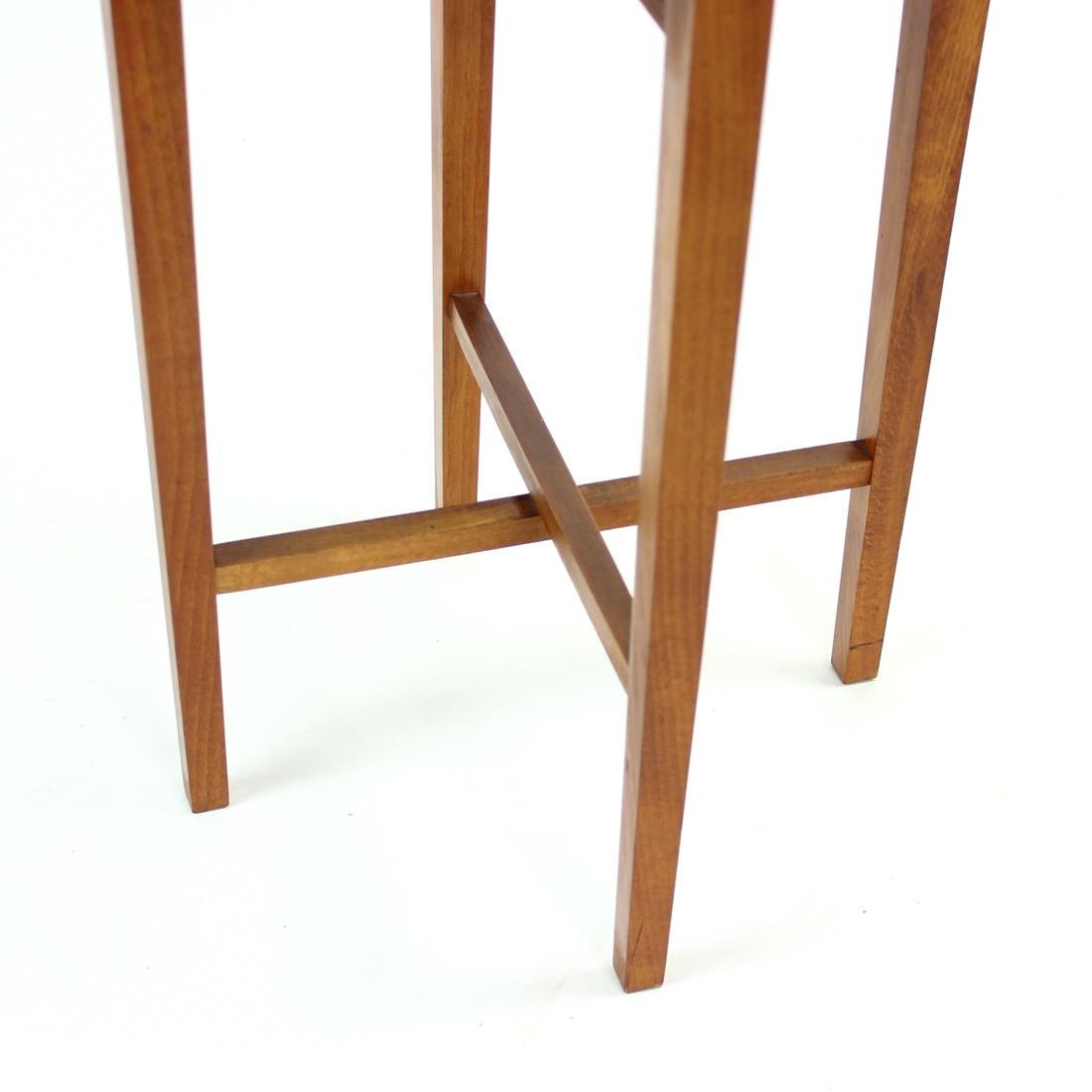 Mid-20th Century Set of Two Side Tables / Stools in Teak, Czechoslovakia, 1960s