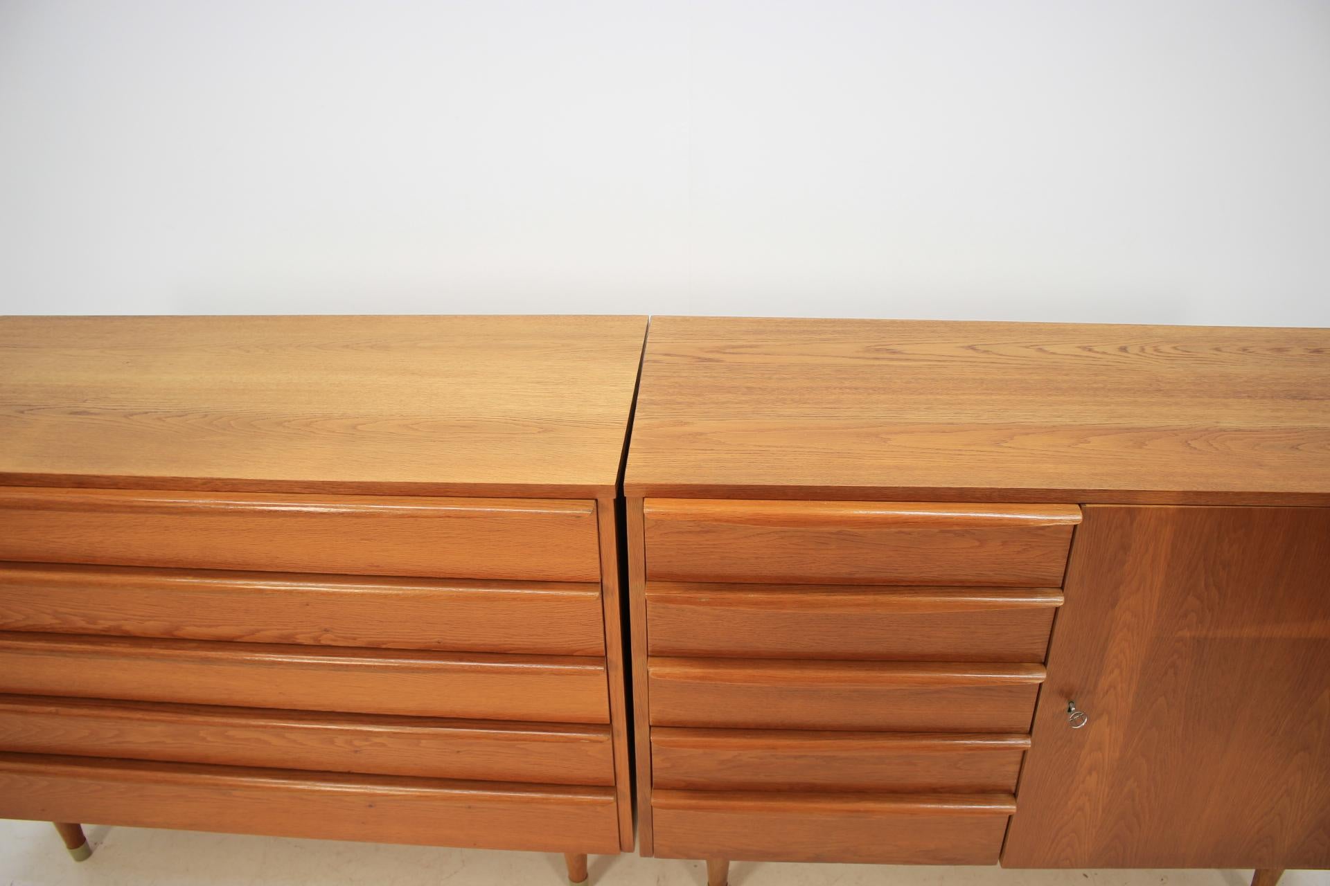 Set of Two Sideboards or Cabinets, 1960s 3