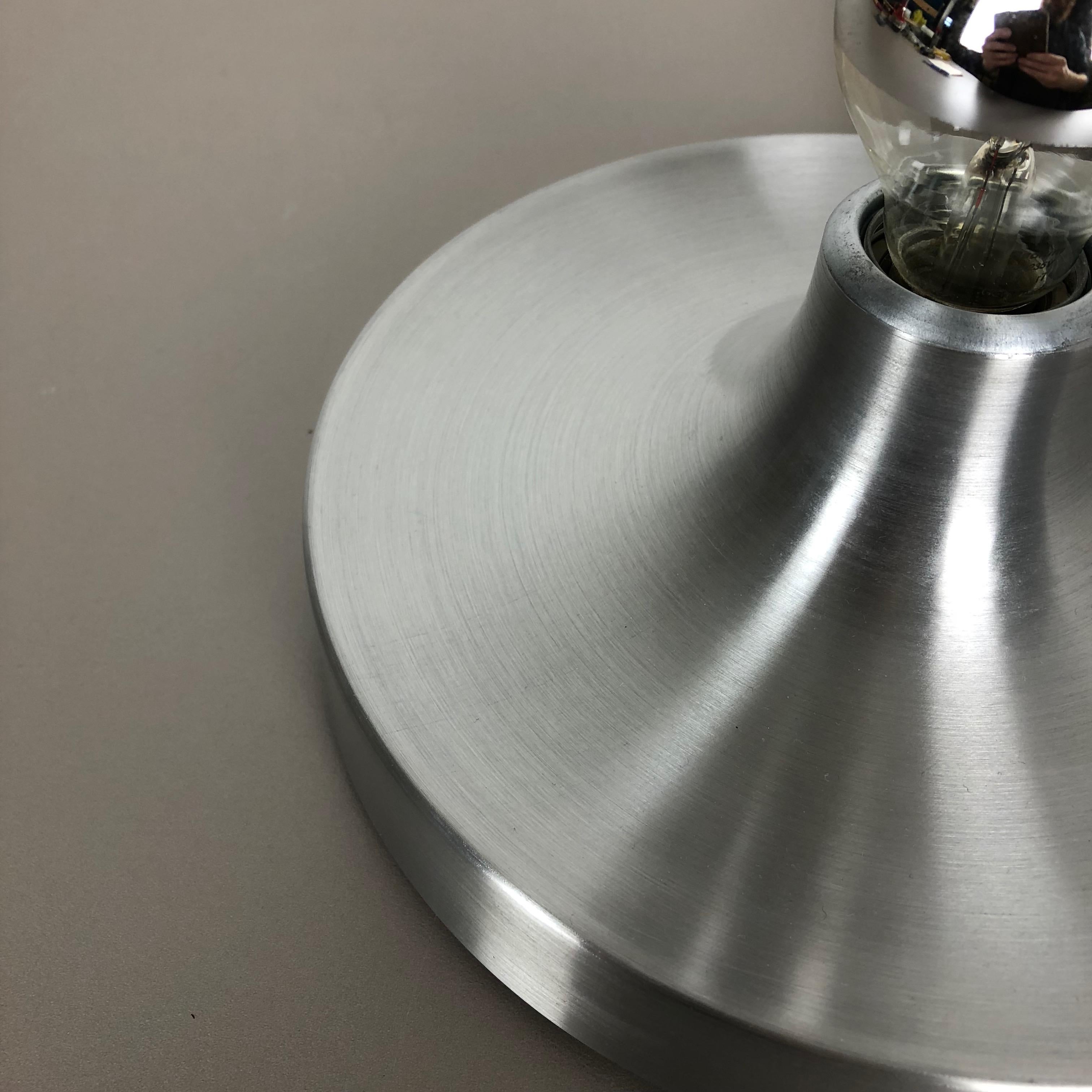 Set of Two Silver 1960s Charlotte Perriand Disc Wall Light by Honsel, Germany 8