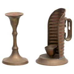 Set of Two Small Candle Holders, circa 1950