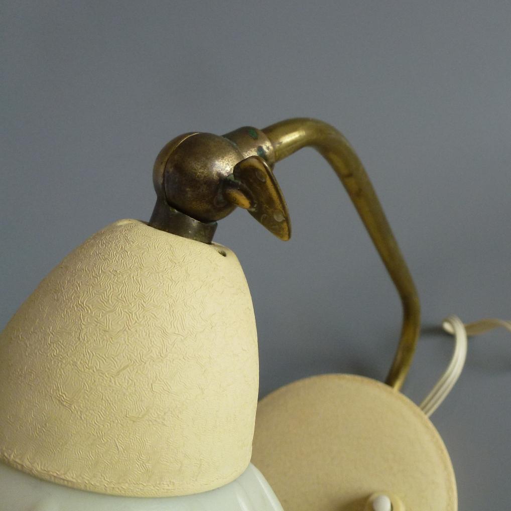 Set of Two Small Cocoon Side Table Lamps from Szarvasi, Hungary, 1960s For Sale 7