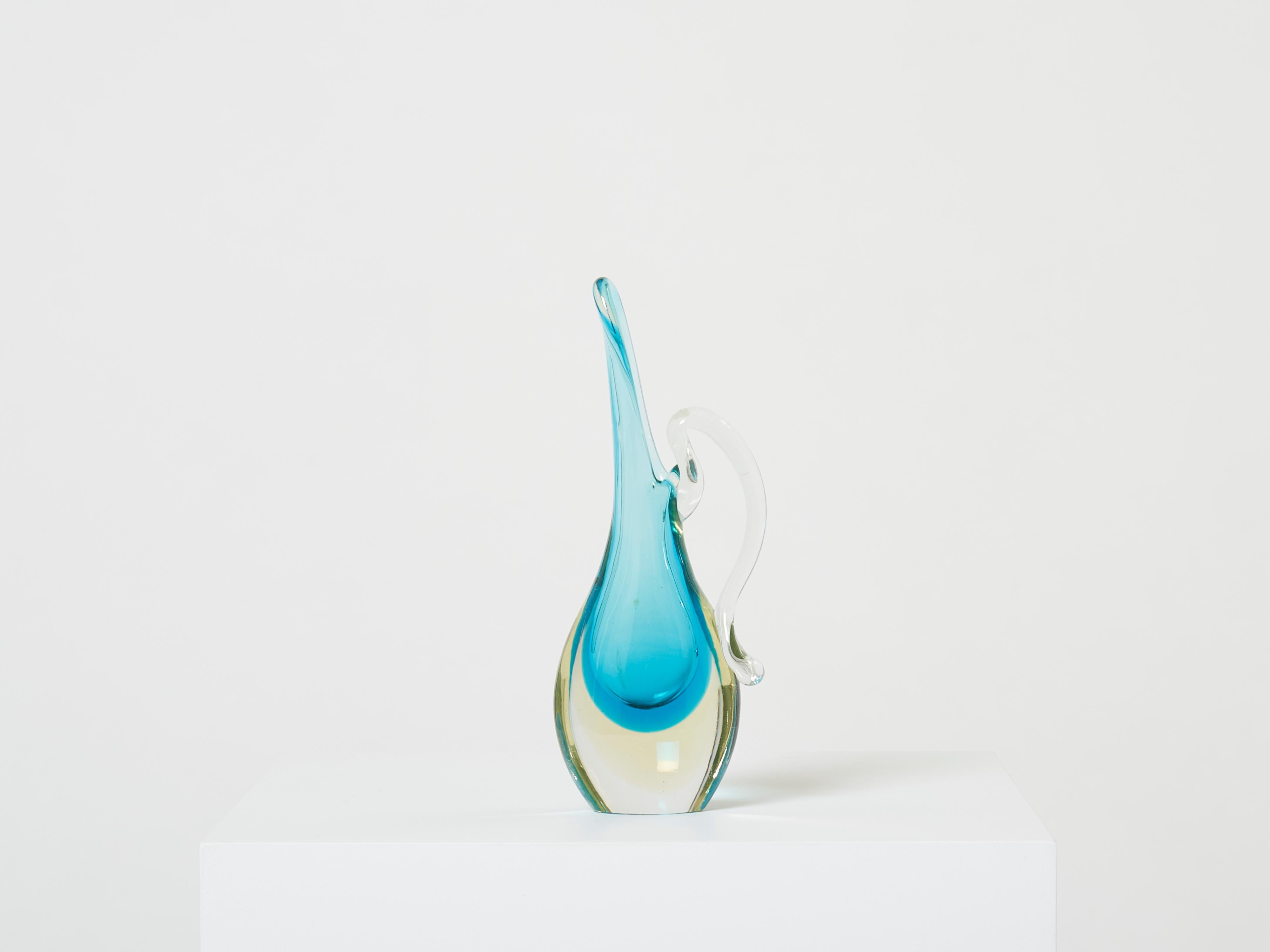 Ensemble de deux petits vases Sommerso Murano, 1970 en vente 2