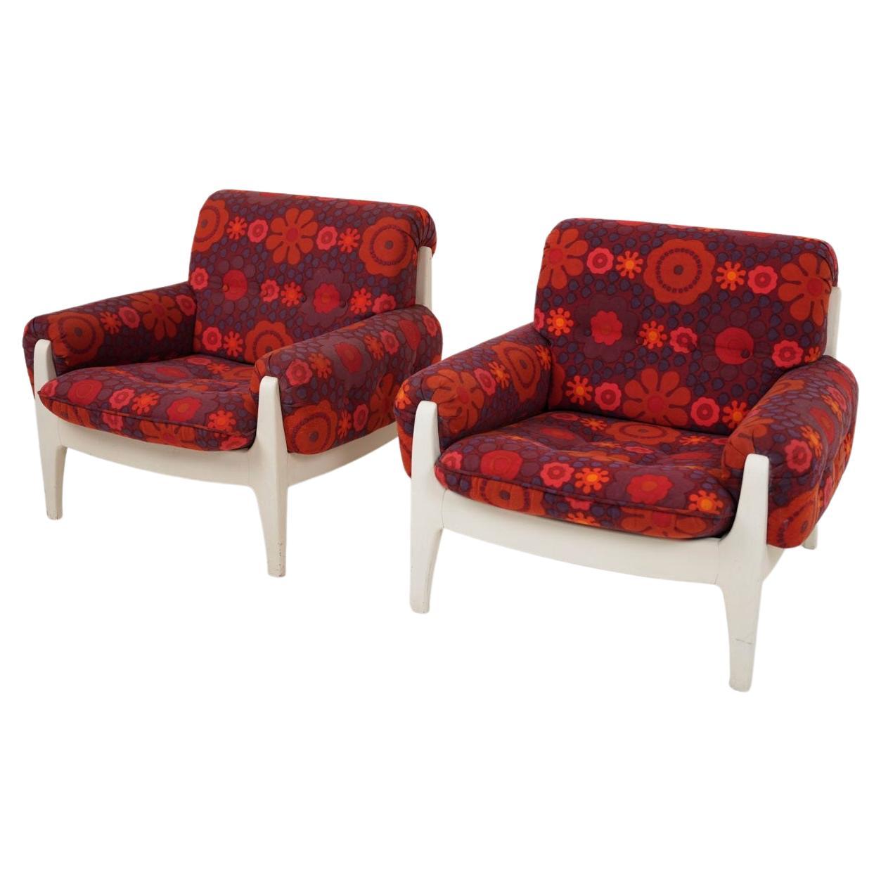 Set Of Two Space Age Longue Chair 1960s For Sale