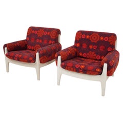 Vintage Set Of Two Space Age Longue Chair 1960s