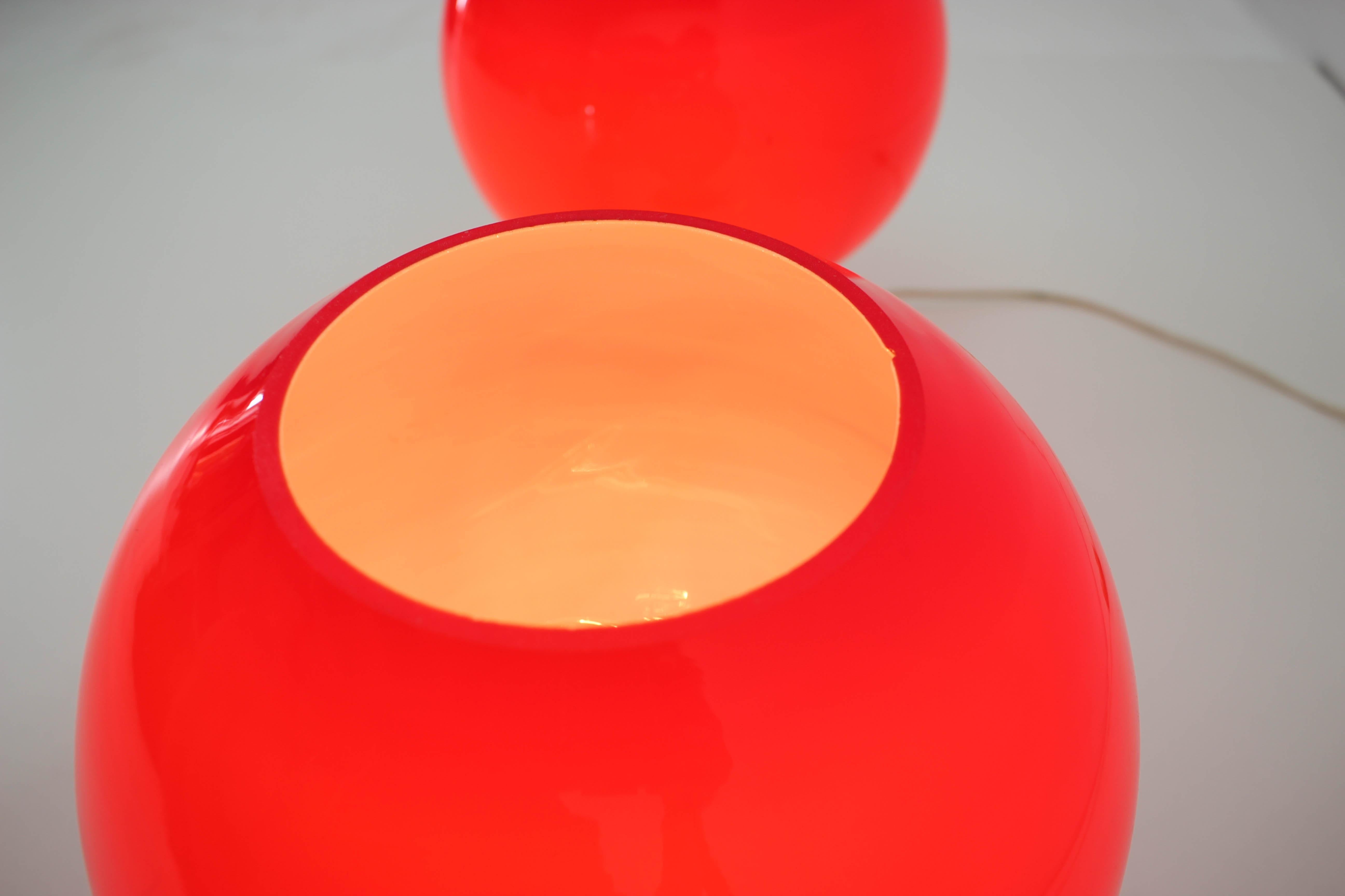 Set of Two Space Age Table Lamps by Stepan Tabery, 1960s In Good Condition For Sale In Praha, CZ