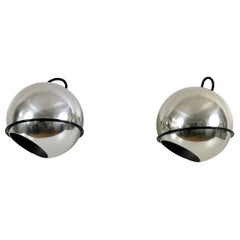 Set of Two Spherical Sconces Model 232/G by Gino Sarfatti fo Arteluce Italy 1961