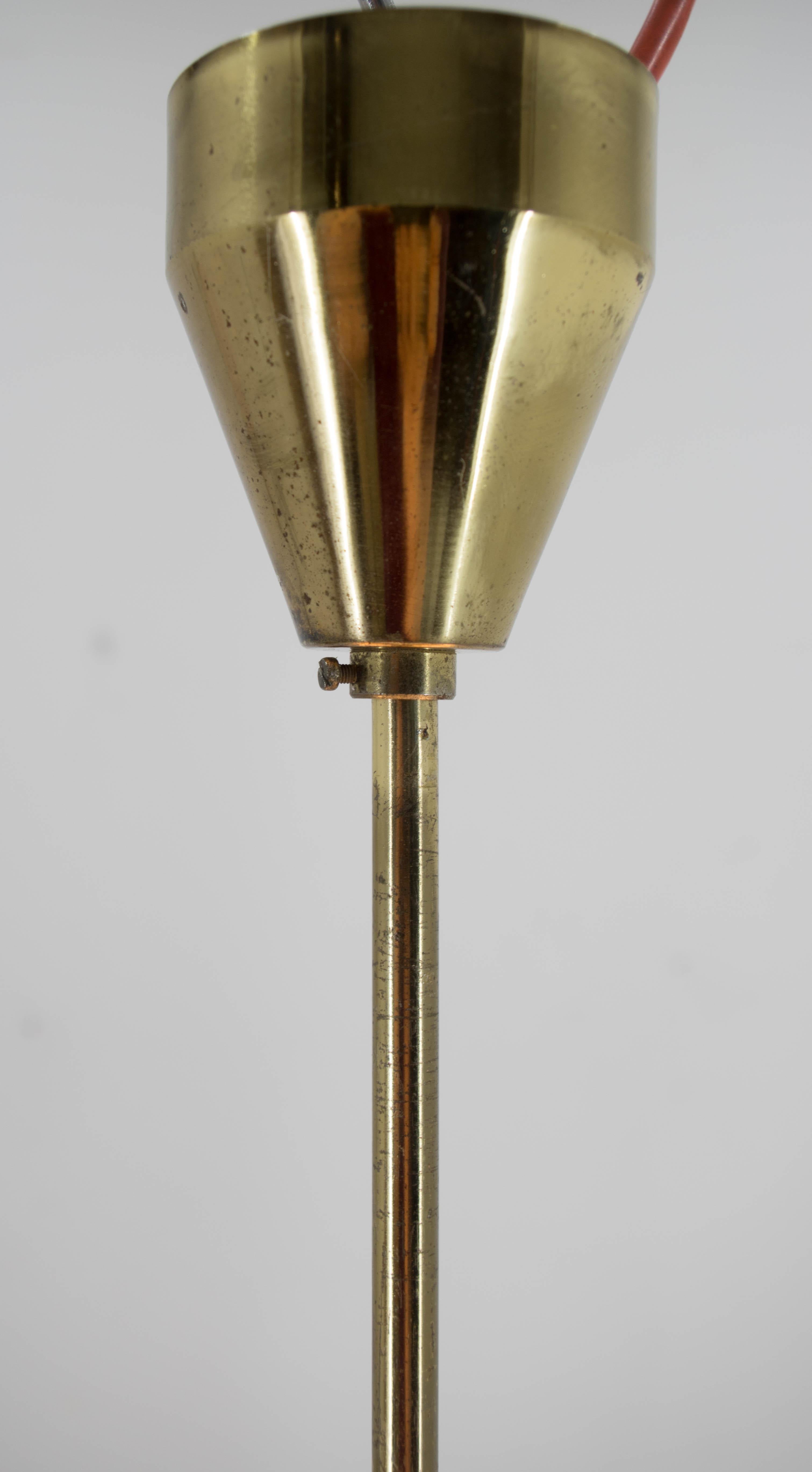 Set di due lampadari Sputnik di Kamenicky Senov, anni '70 In condizioni buone in vendita a Praha, CZ