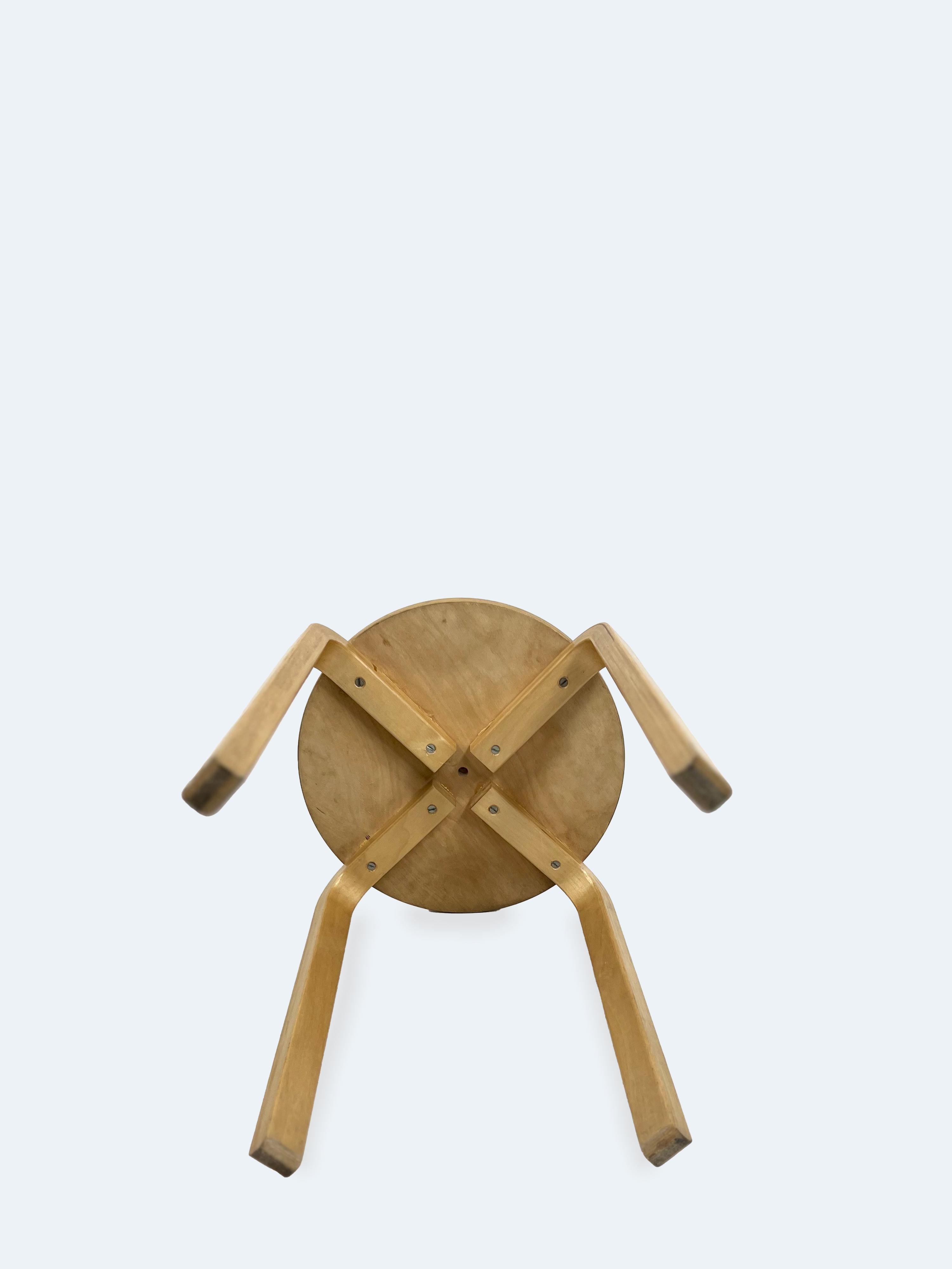 Swedish Set of Two  Stackable Stools, Model 