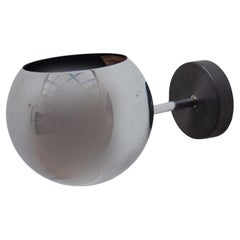 Ensemble de deux appliques Globe Light en chrome conçu par Motoko Ishii, années 1960