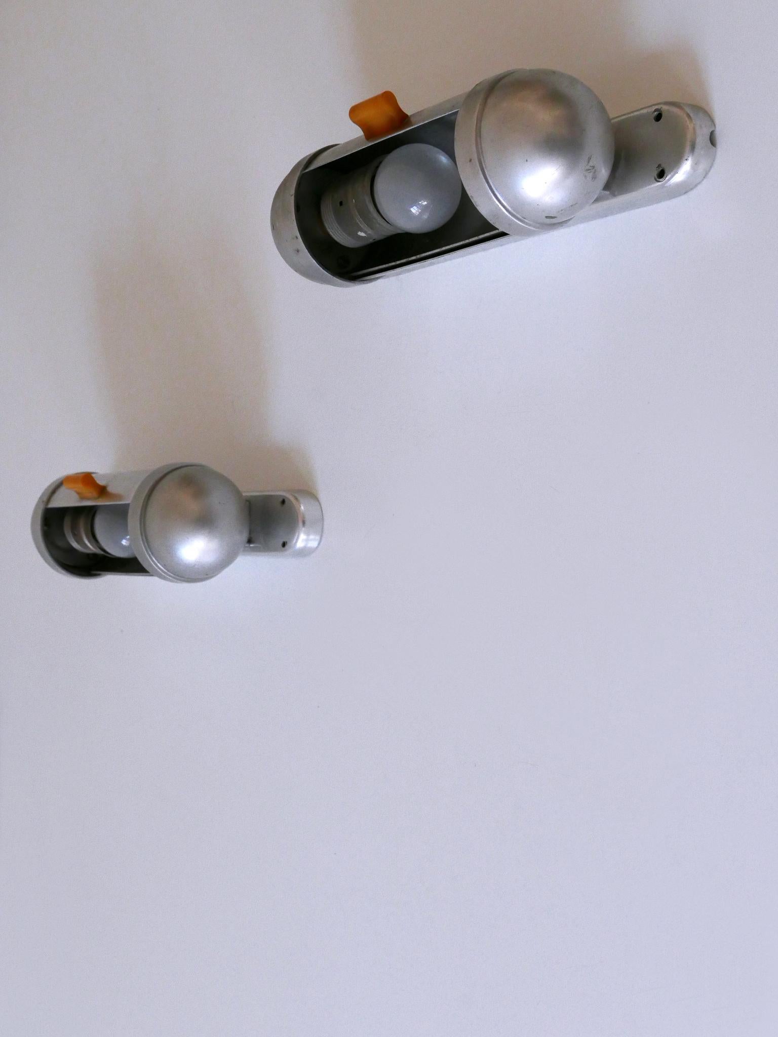 Set di due lampade da tavolo Streamline Design/One di König Germania anni '40 in vendita 5