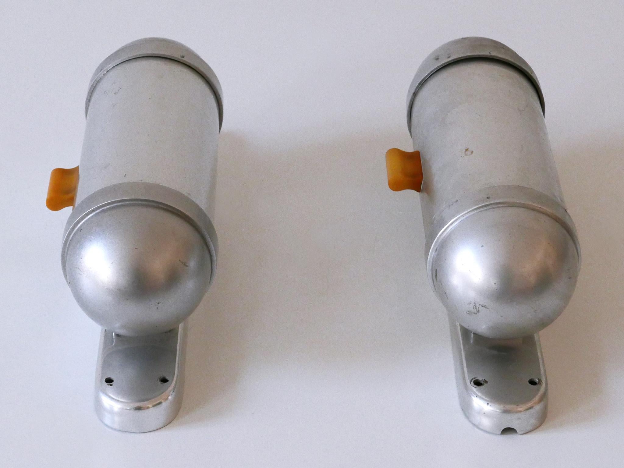 Set di due lampade da tavolo Streamline Design/One di König Germania anni '40 in vendita 12