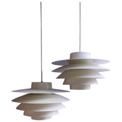 Set of two Sven Middelboe Verona Pendants by Nordisk Solar, Denmark