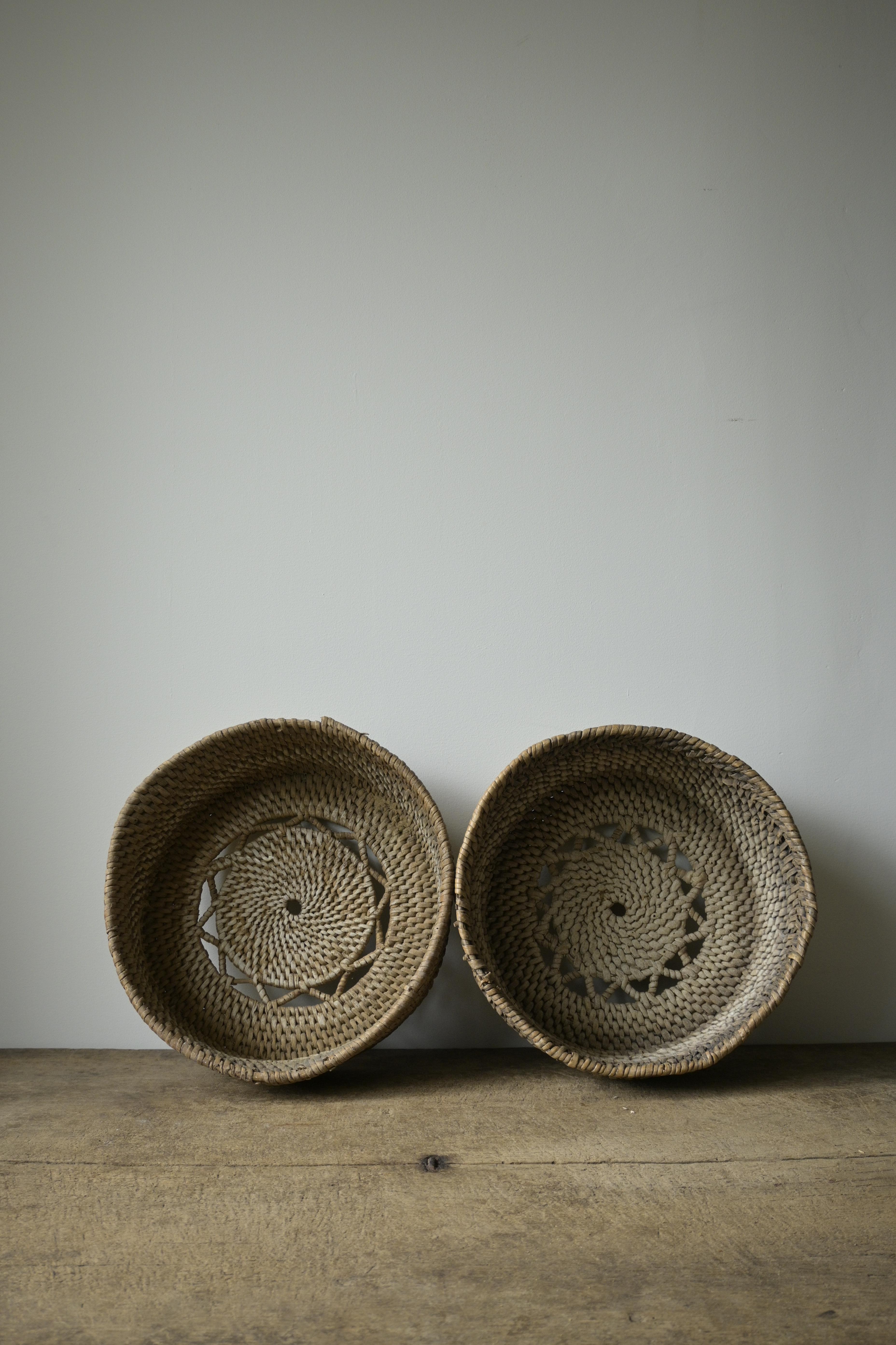 Set of two Swedish Root Basket from 19th-20th century For Sale 1
