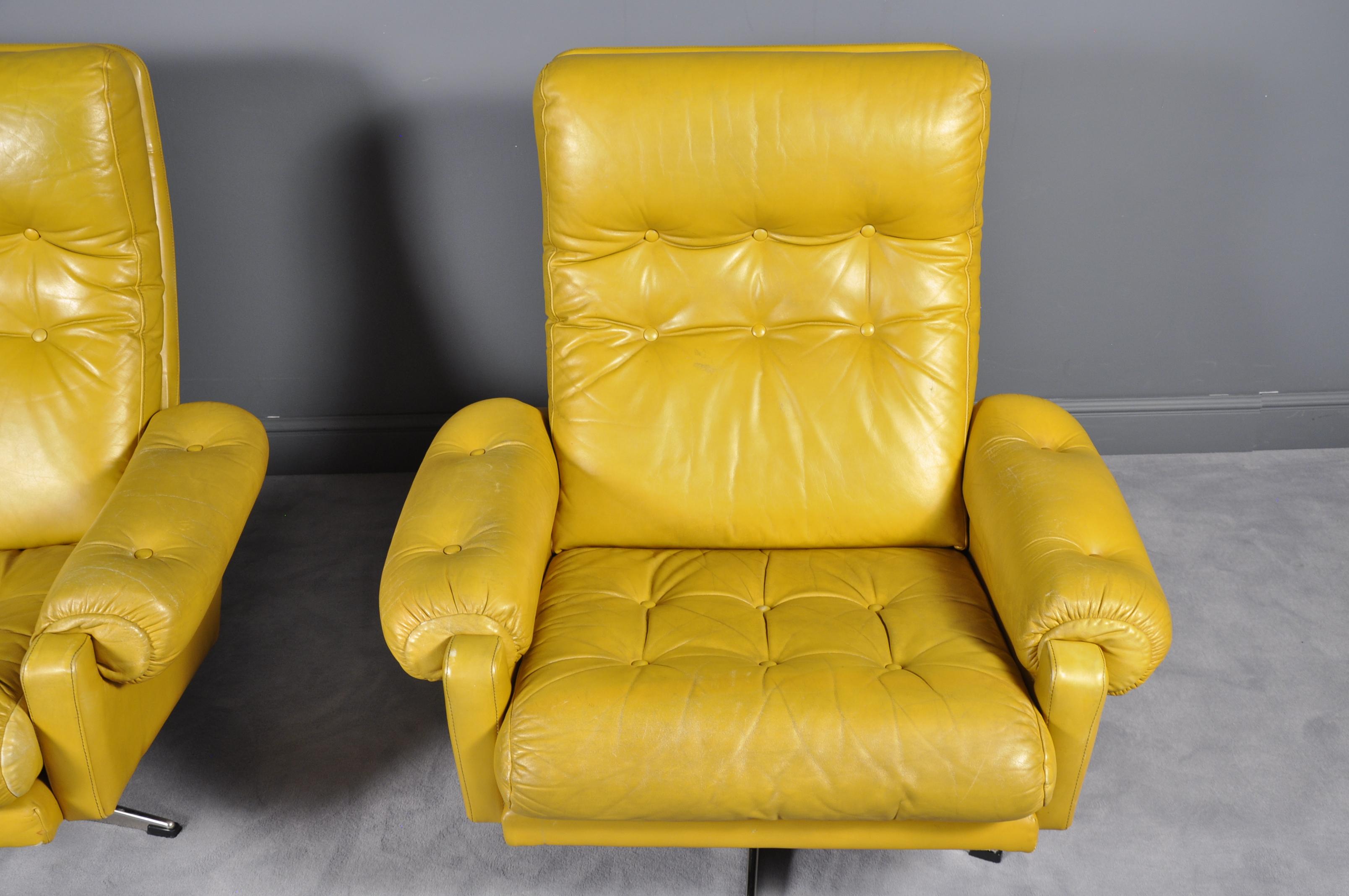 Set of Two Swedish Swivel Chairs from Lystolet, Sweden, 1975 2