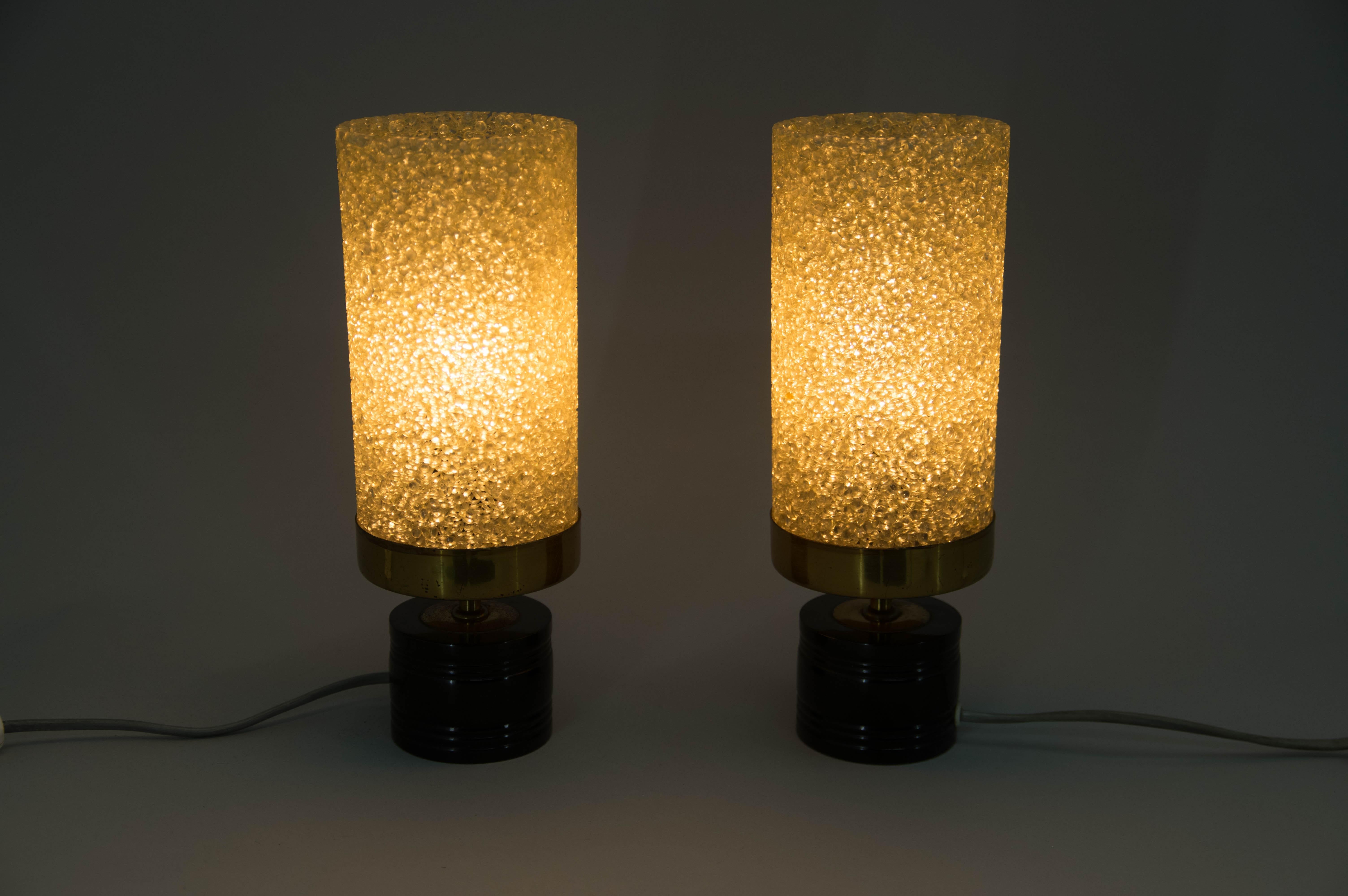 Mid-Century Modern Set of Two Table Lamp, 1960s For Sale