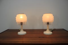 Set of Two Table Lamp by Valašské Meziříčí, 1970s
