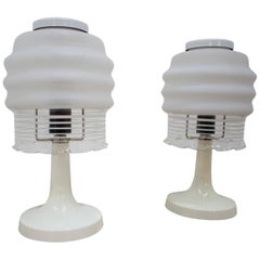 Set of Two Table Lamp by Valašské Meziříčí, 1970s
