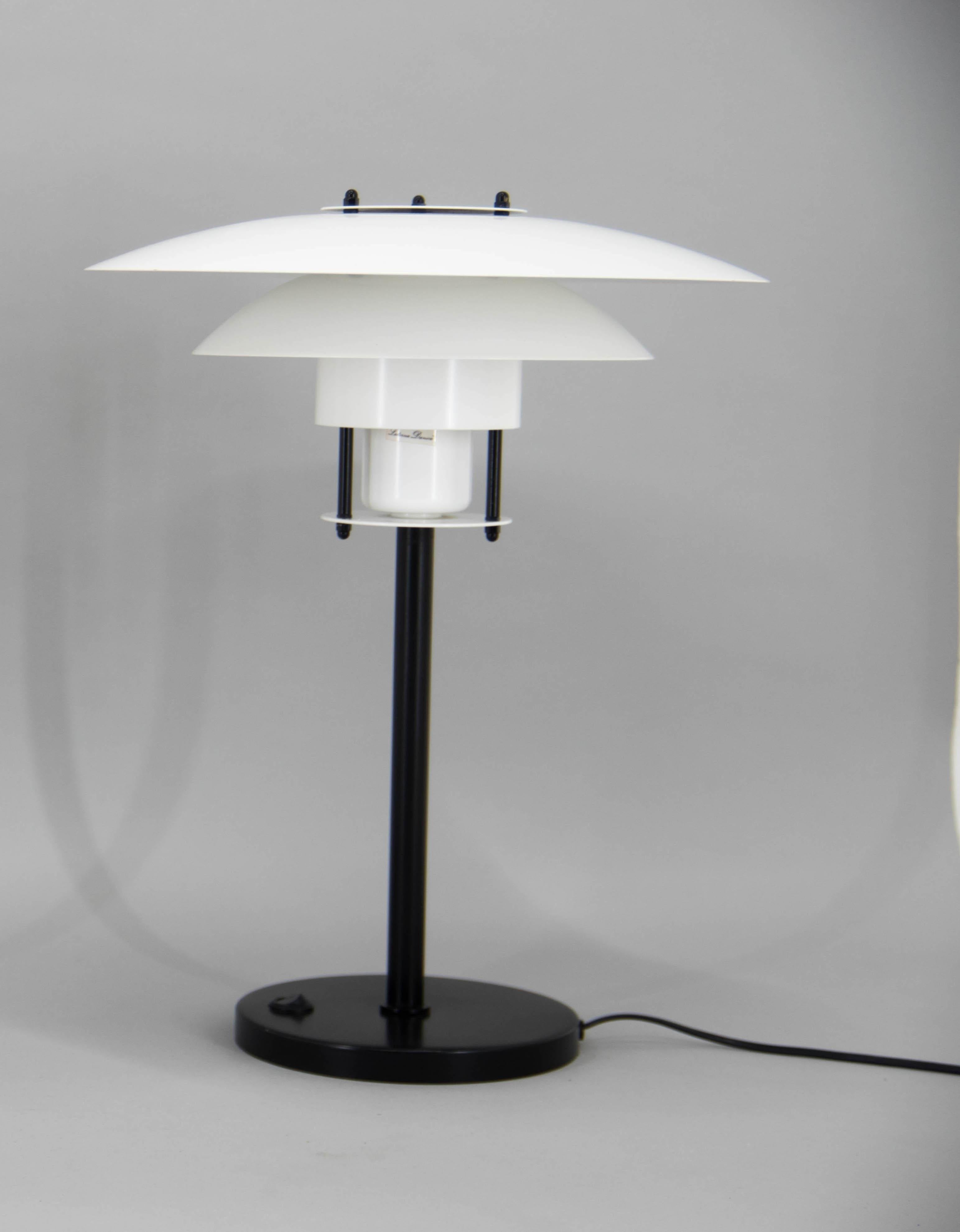 Danish Set of Two Table Lamps by Jorgen Buchwald for Laterna Danica, 1970s For Sale