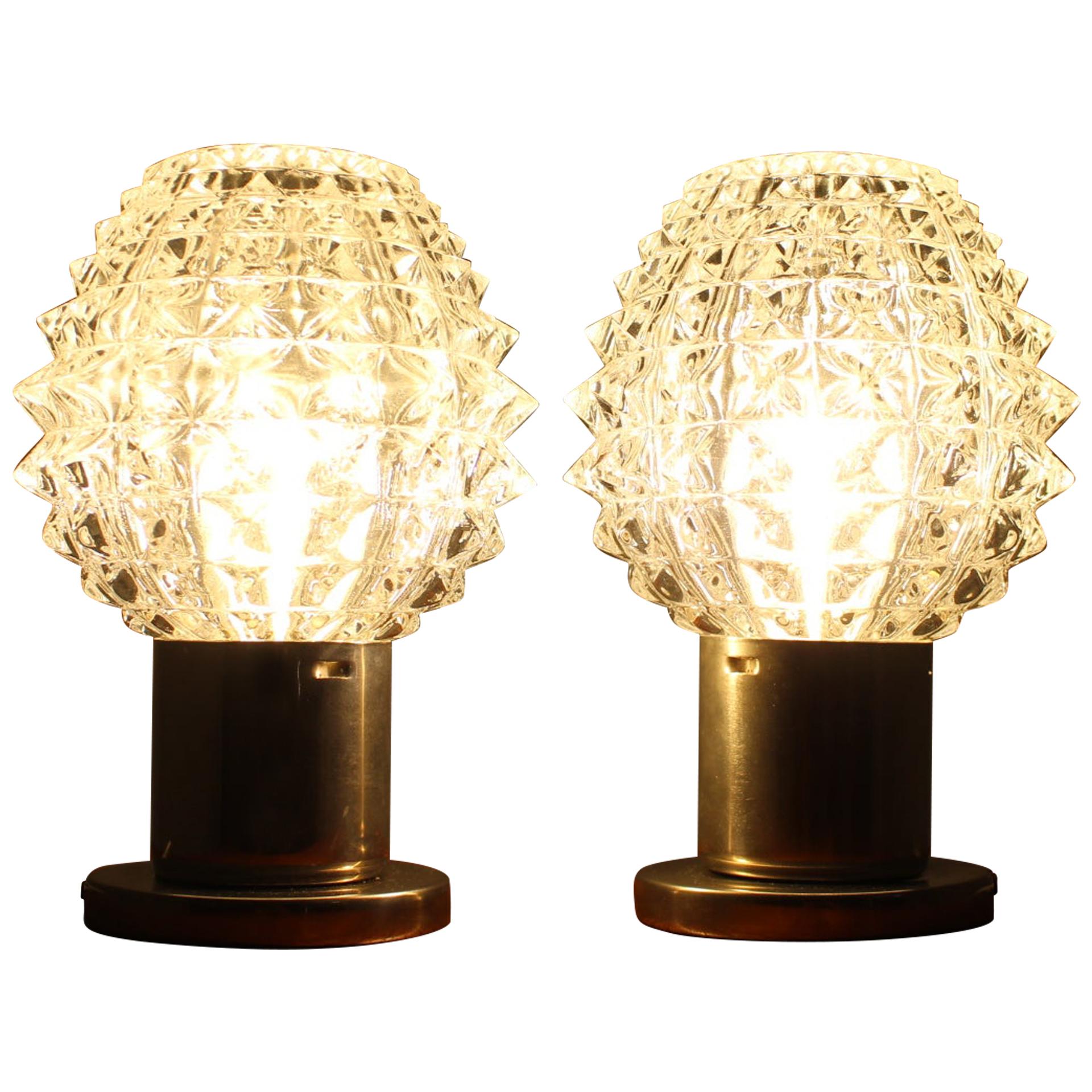 Set of Two Table Lamps by Kamenicky Senov, 1960s