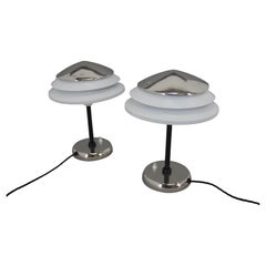 Set of Two Table Lamps by Zukov, 1950s, Restored