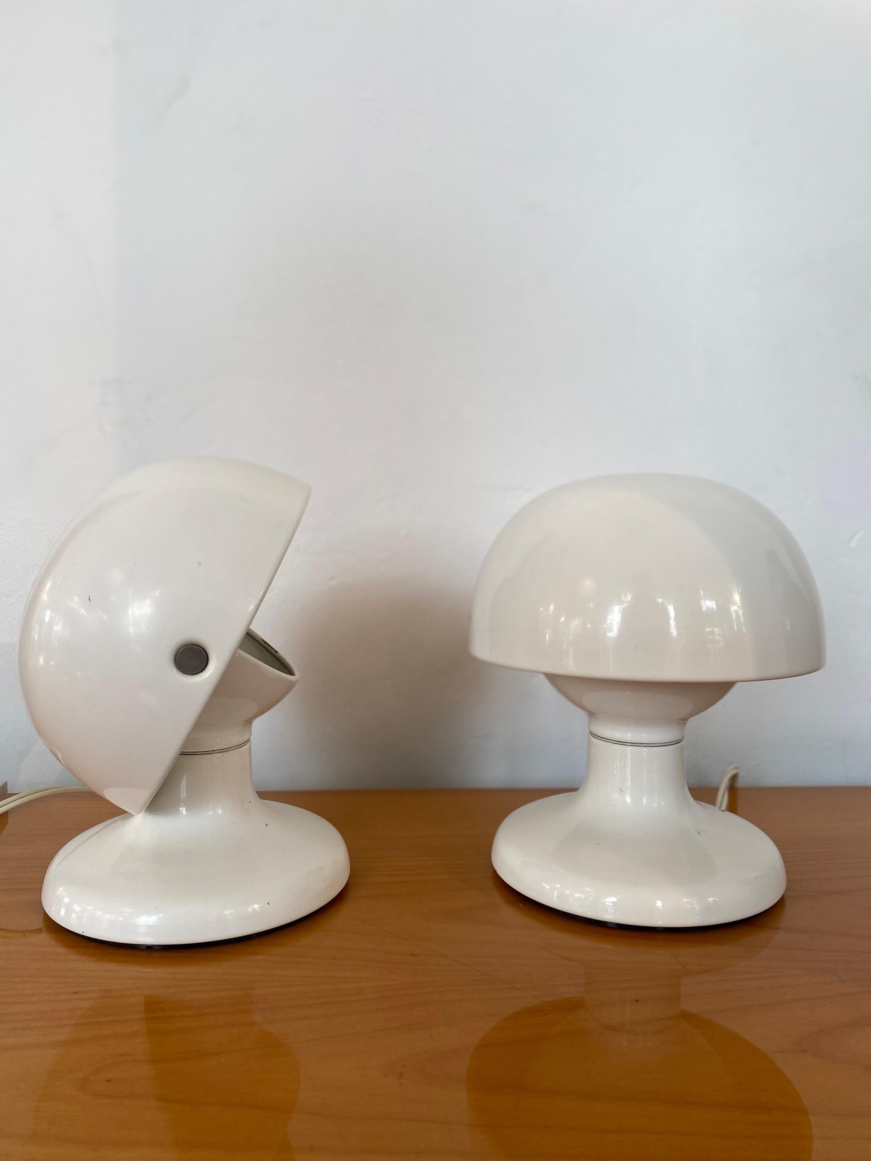 Ensemble de deux lampes de table conçues par Tobia Scarpa -Achille Castiglioni pour Flos 11
