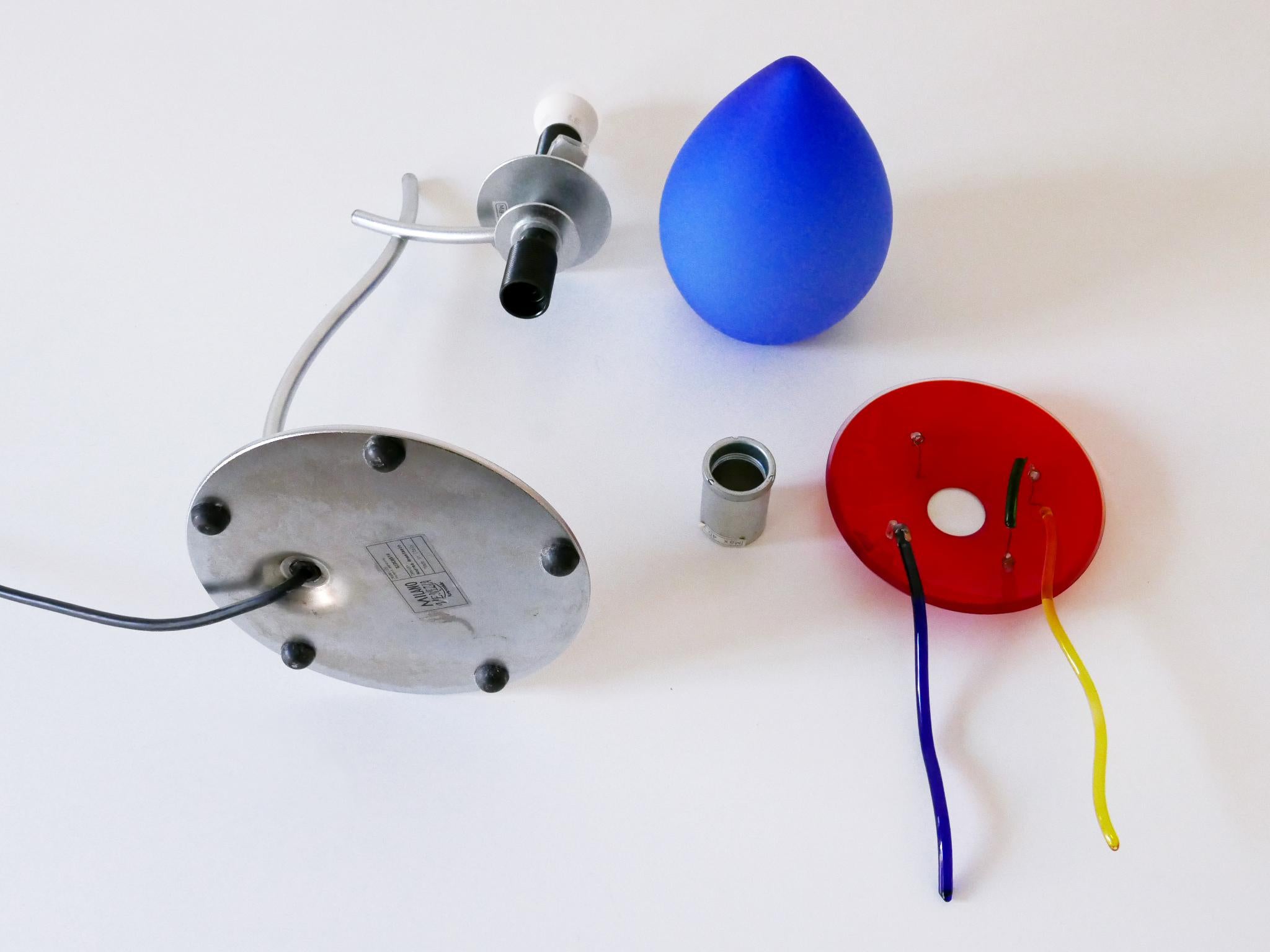 Set of Two Table Lamps Giocasta Notte by Andrea Anastasio for Artemide 1990s For Sale 11
