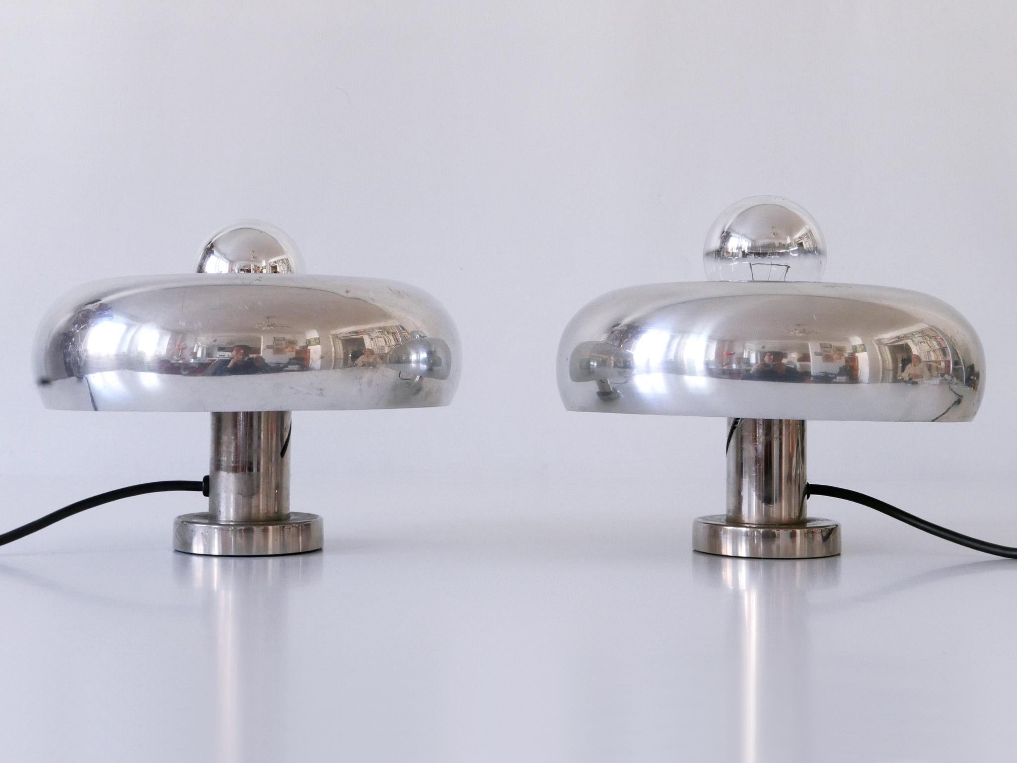 Set of Two Table Lamps or Sconces Pox by Ingo Maurer for Design M Germany, 1960s For Sale 6