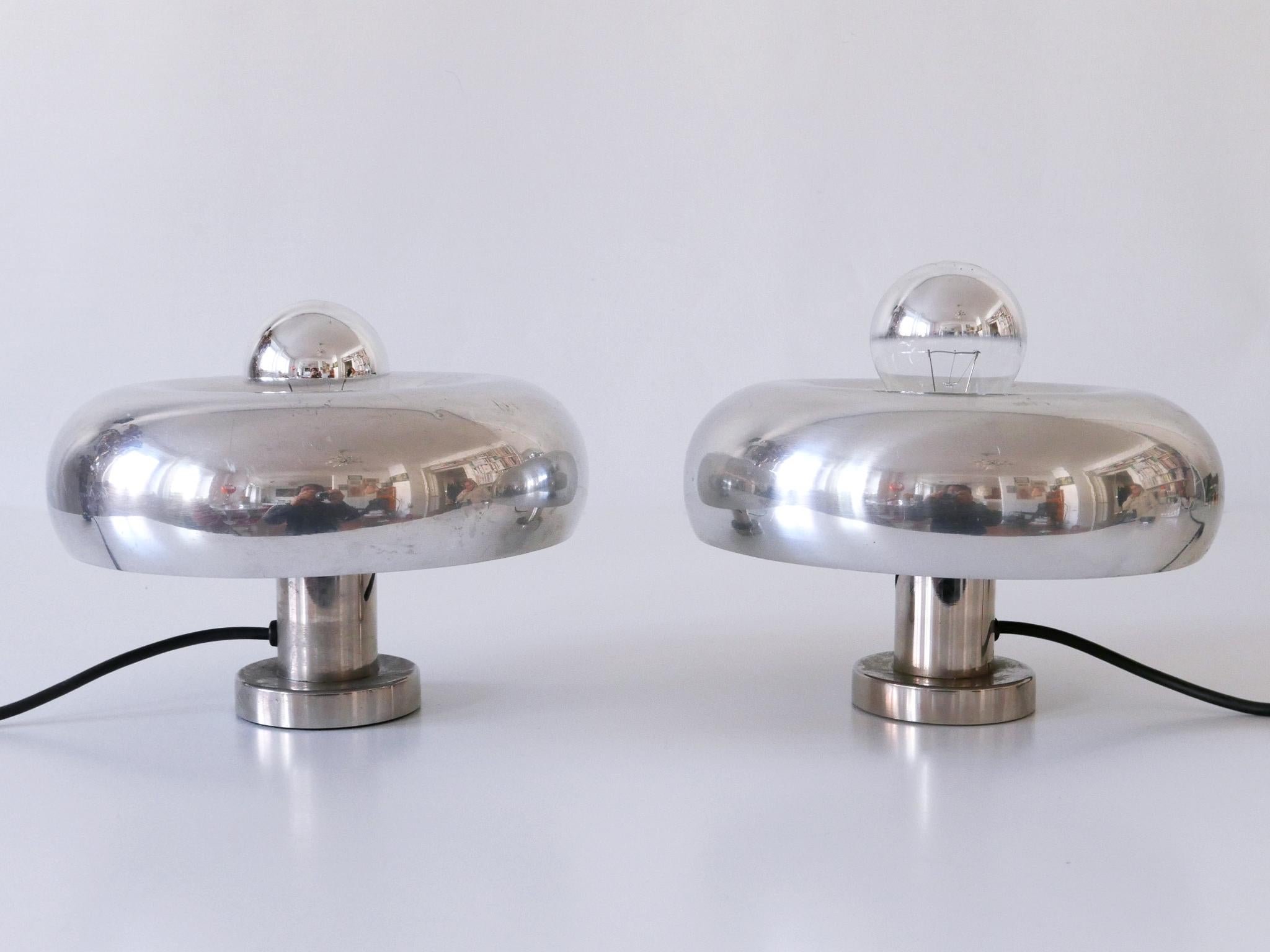 Set of Two Table Lamps or Sconces Pox by Ingo Maurer for Design M Germany, 1960s For Sale 7