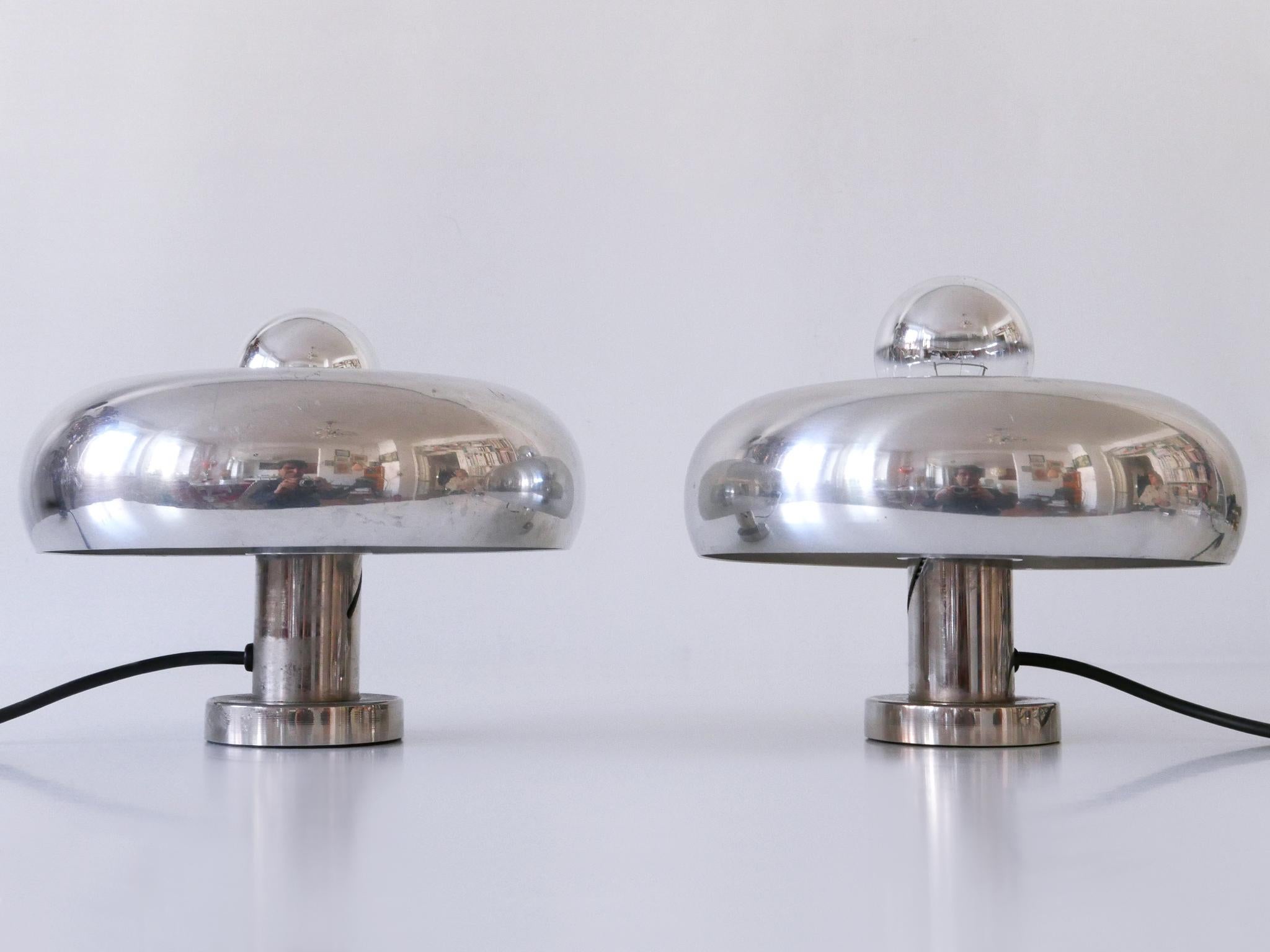 Set of Two Table Lamps or Sconces Pox by Ingo Maurer for Design M Germany, 1960s For Sale 2