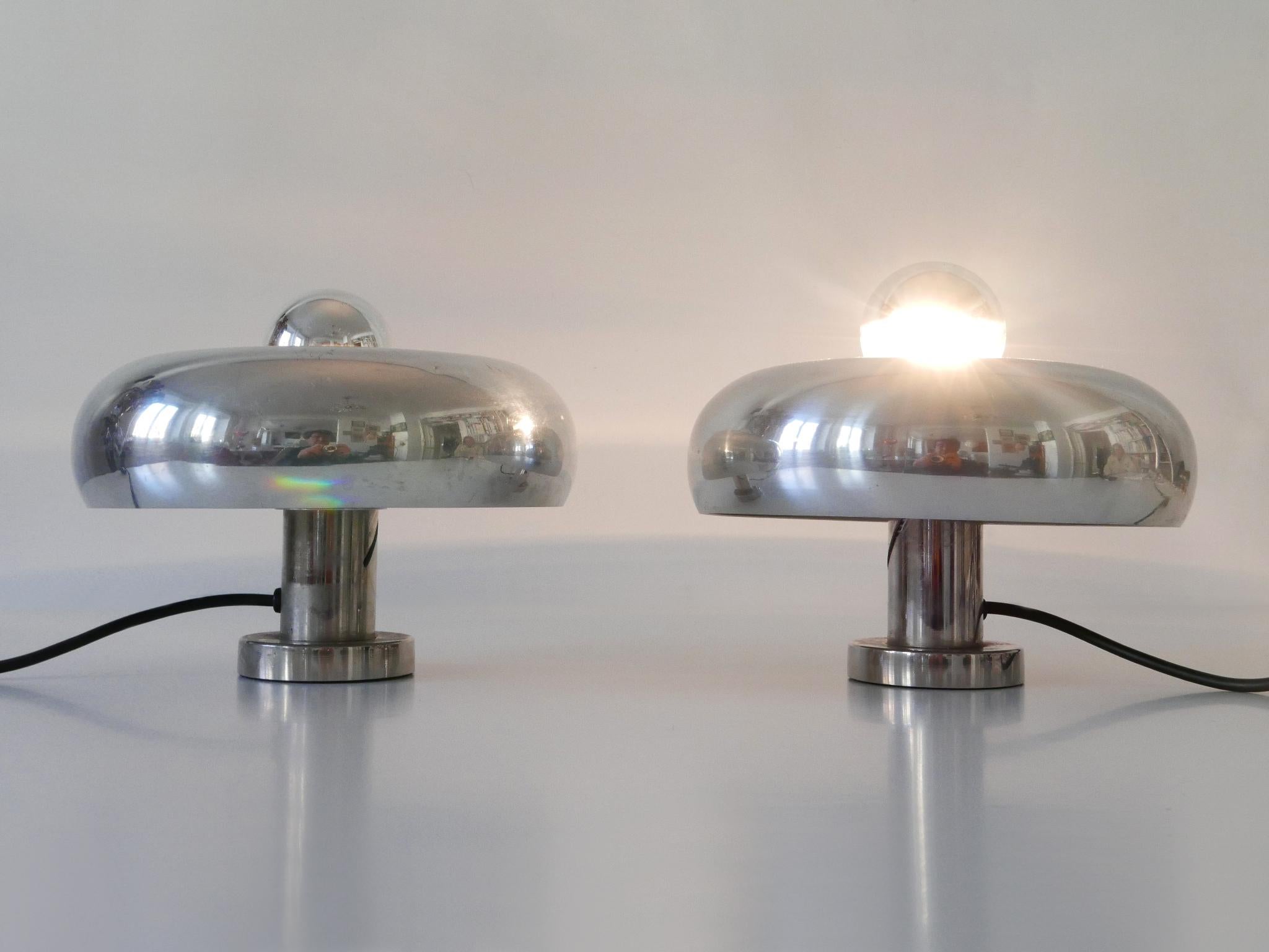 Set of Two Table Lamps or Sconces Pox by Ingo Maurer for Design M Germany, 1960s For Sale 3