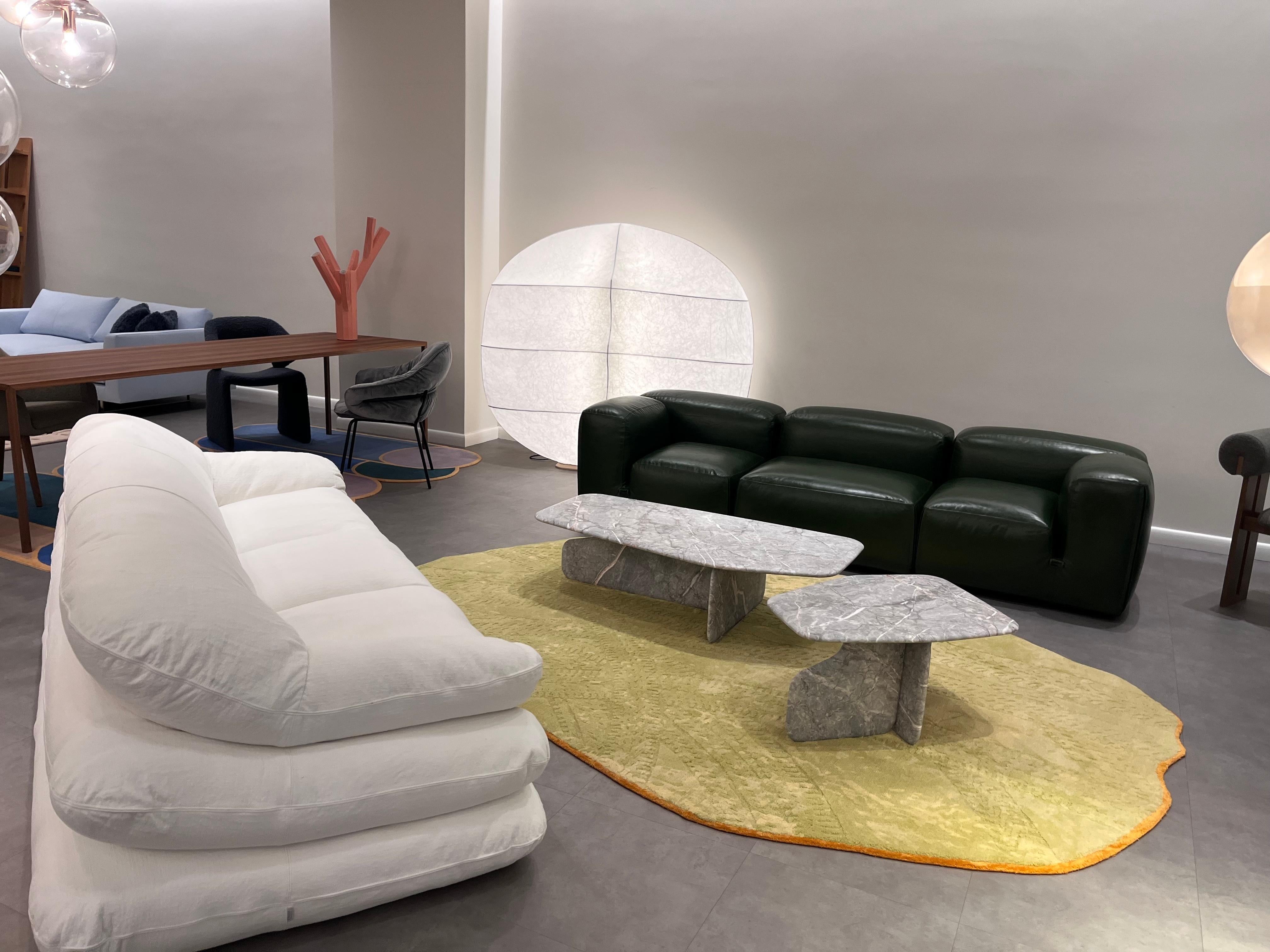 Ensemble de deux tables en marbre Tacchini par Noé Duchaufour-Lawrance en STOCK en vente 4