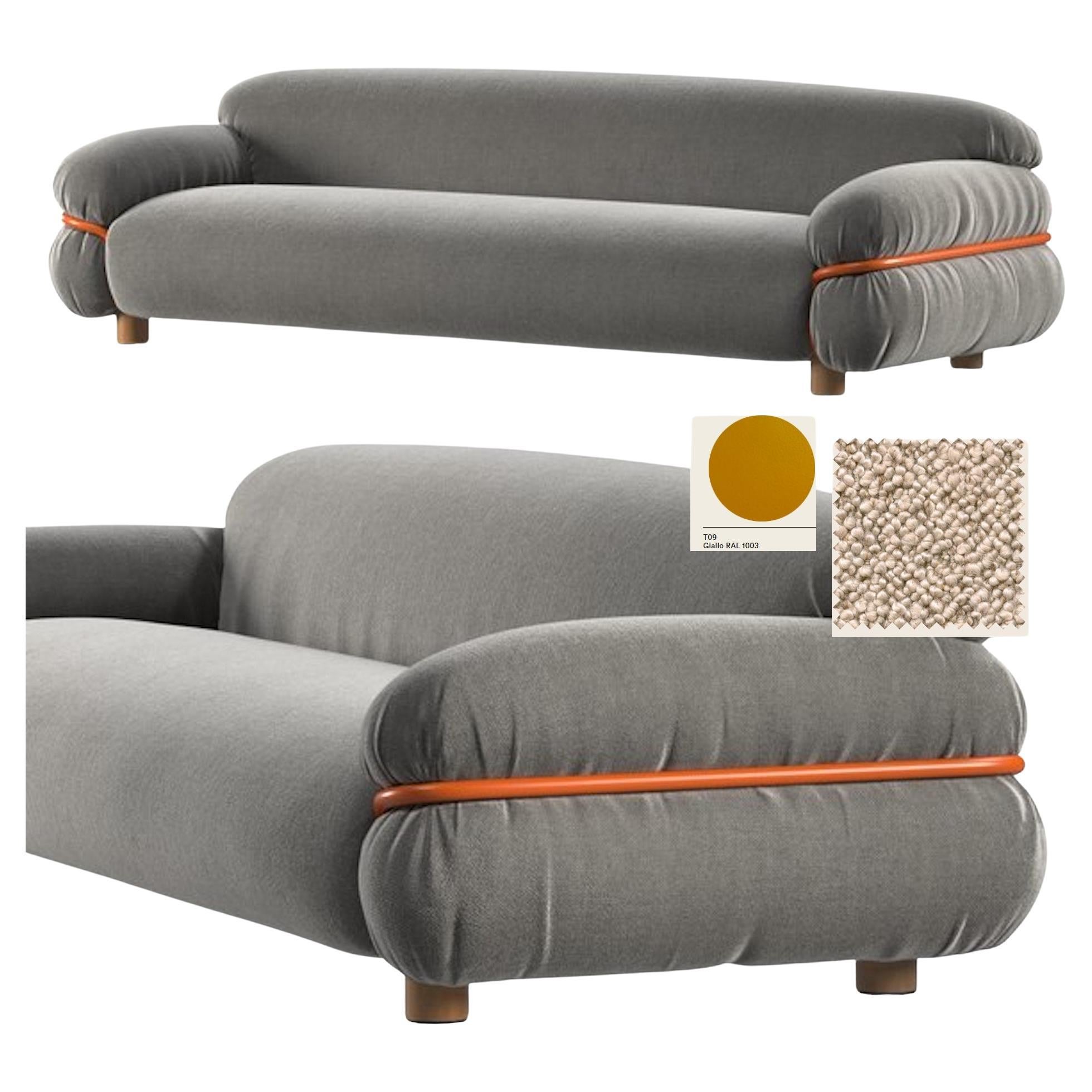 Set of Two Tacchini Sesann Sofas Designed by Gianfranco Frattini