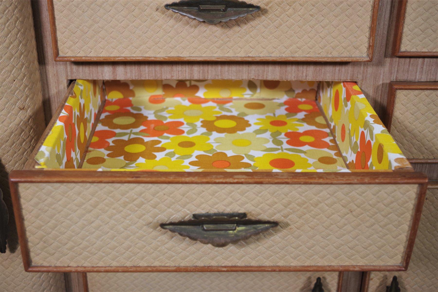 Set of Two Tall Beech Sideboards, 1950s – Mid-Century Elegance in vendita 4