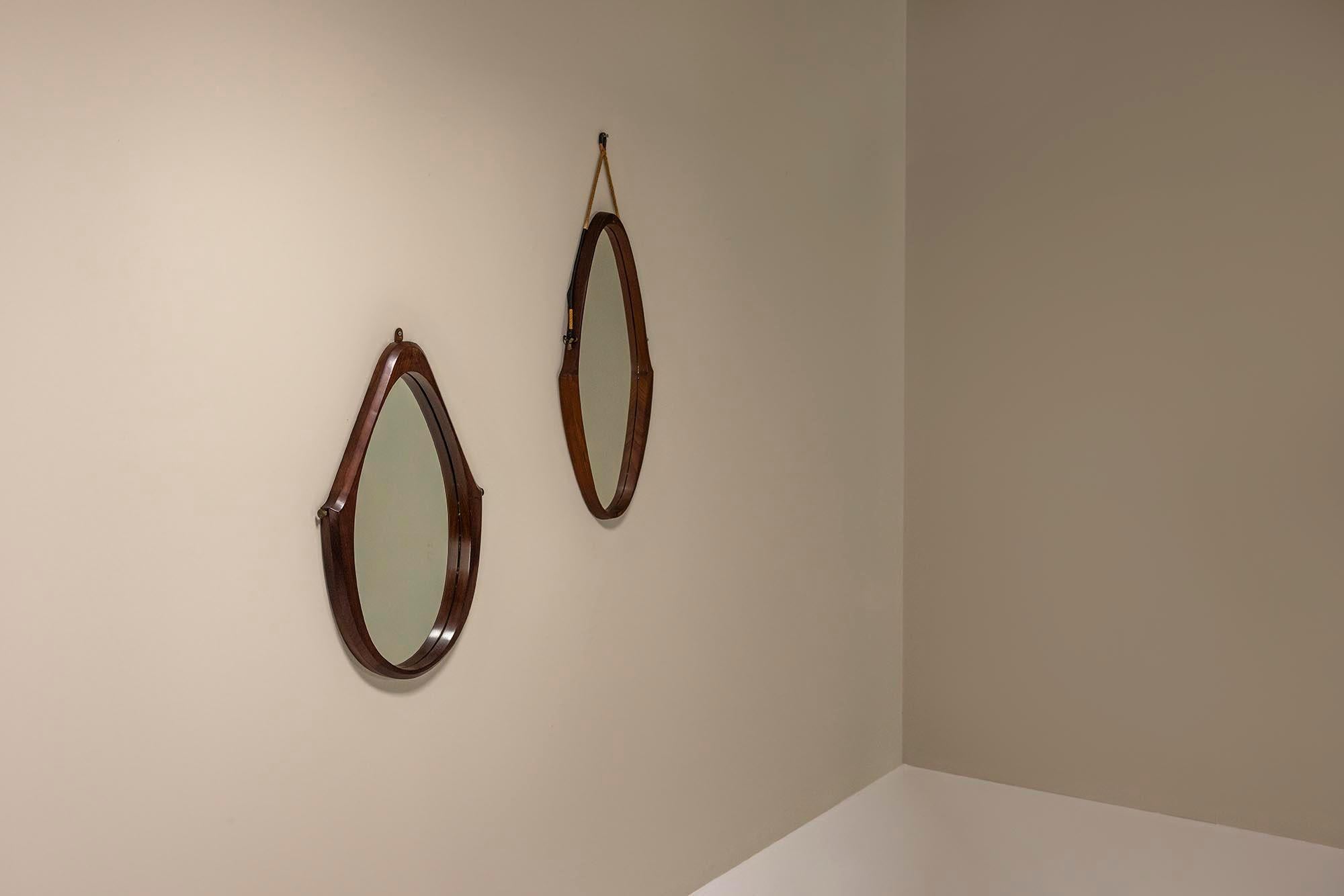 This set of oval mirrors combines elegance and craftsmanship, providing a sophisticated addition to any interior. The unique shape and stylish design immediately attract attention, making them both functional and decorative.

Design
Each mirror has
