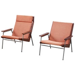 Set of Two Teak Rob Parry Lotus Armchairs for Gelderland, Dutch Design, 1950s