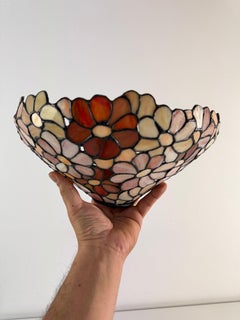 Set of two Tiffany-style Wall Lamps, 1970s