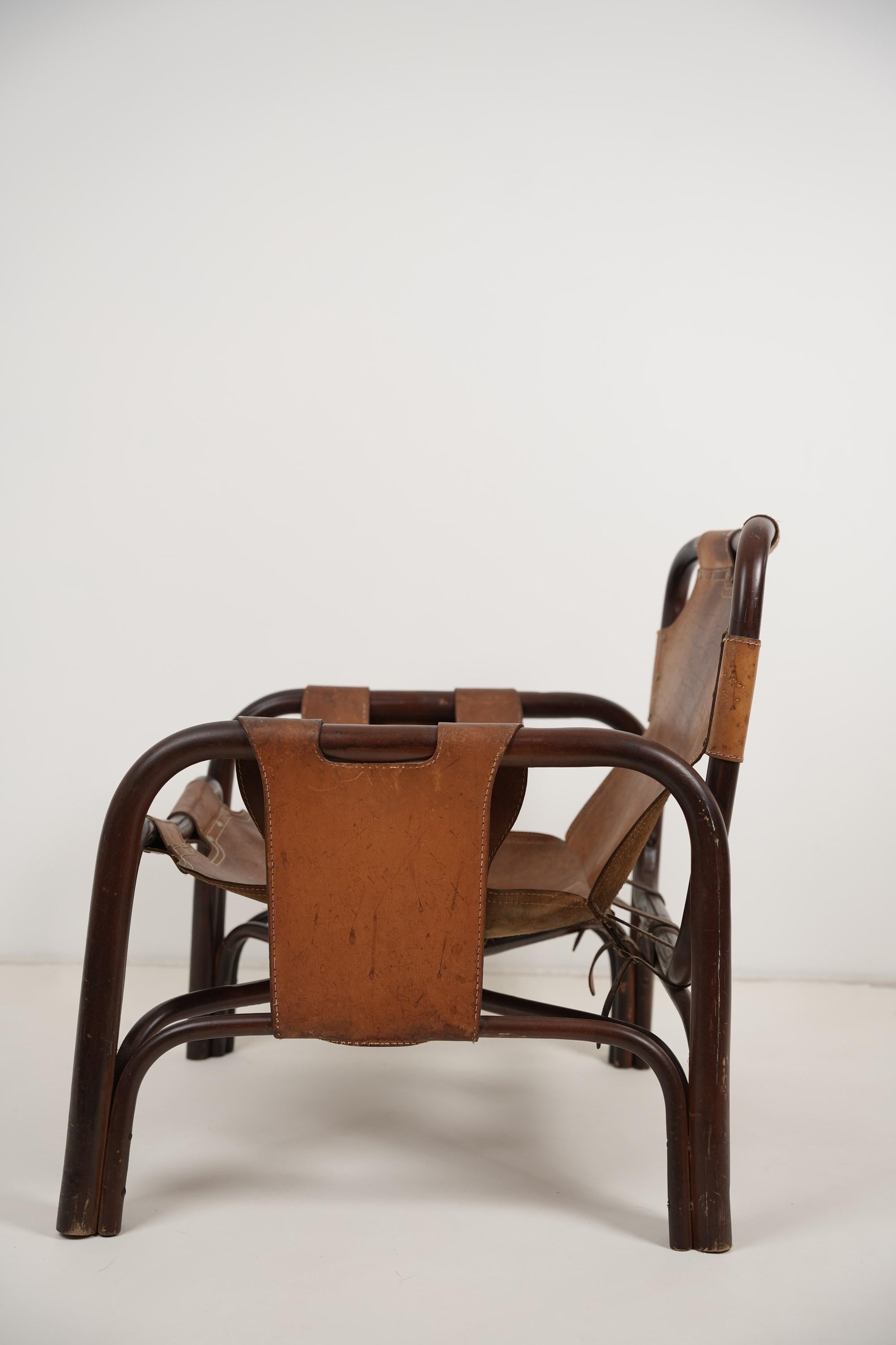 Milieu du XXe siècle Ensemble de deux chaises longues Tito Agnoli pour Bonacina en vente