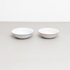 Set of Two Traditional Spanish Vintage Metal Basin, circa 1970