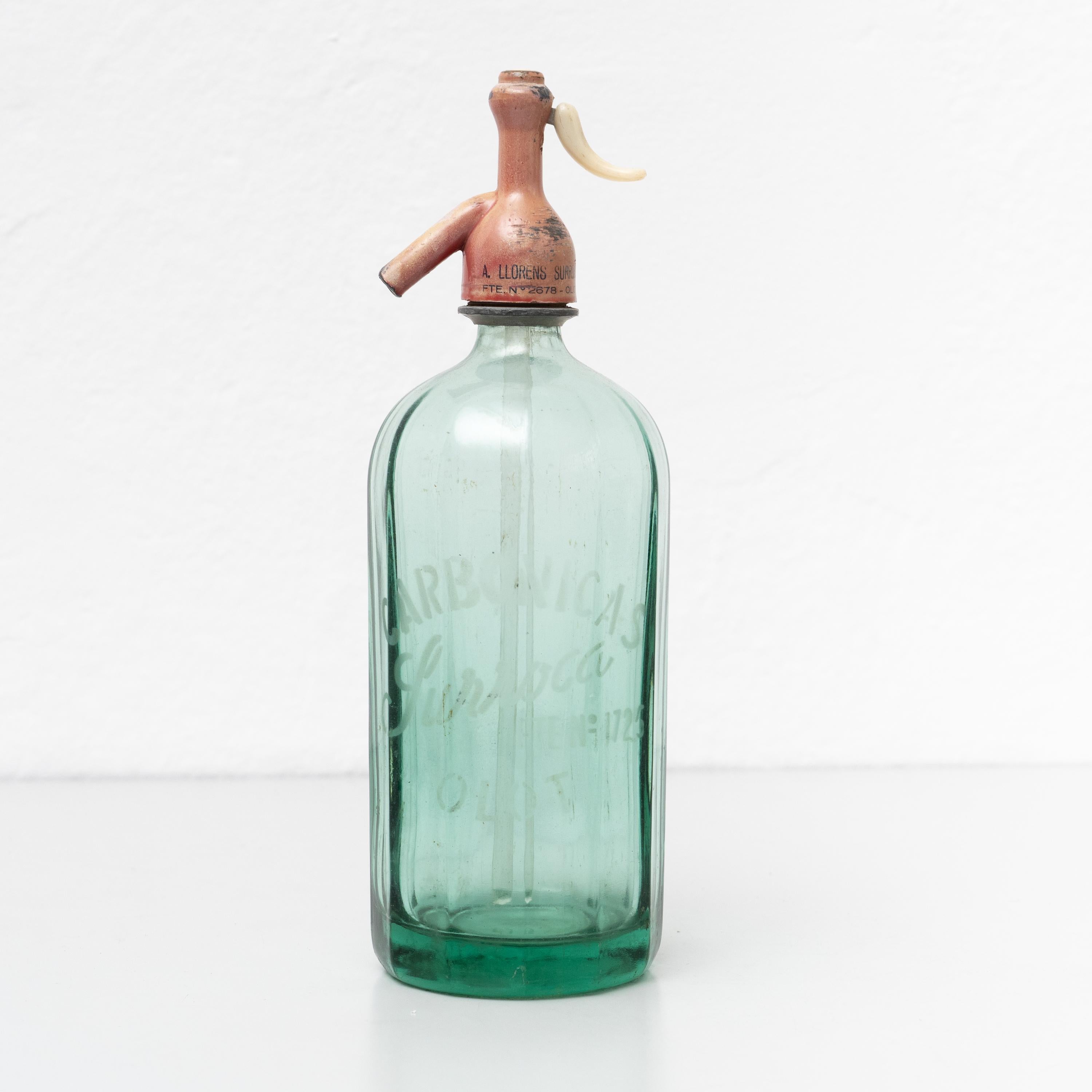 Set of Two Traditional Vintage Catalan Soda Syphon, circa 1990 For Sale 2