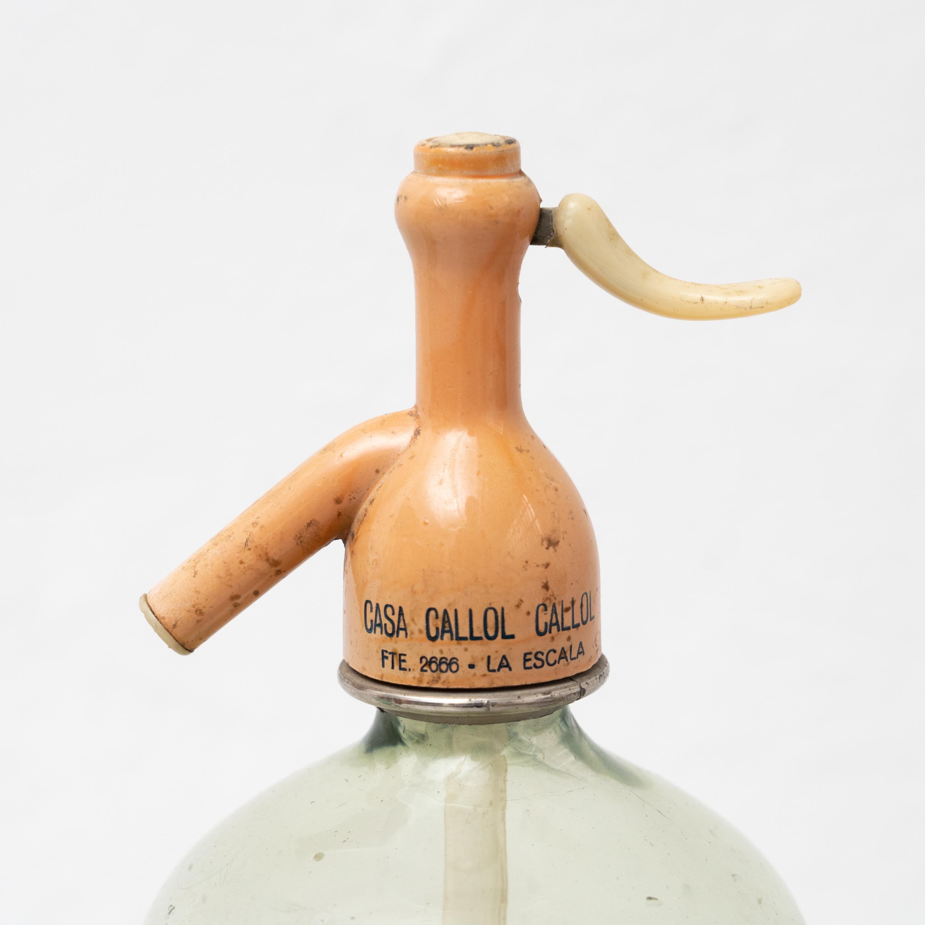 Ensemble de deux syphons traditionnels catalans Soda vintage, vers 1990  en vente 10