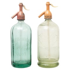 Set of Two Traditional Vintage Catalan Soda Syphon, circa 1990